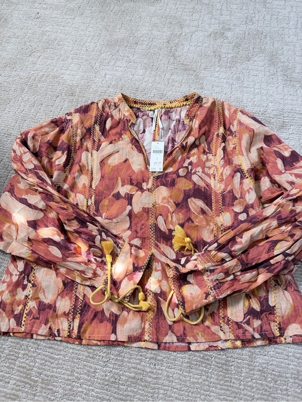 NWT S Anthropologie Blouse